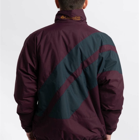 Vintage Retro Rare Columbia Sideline Black Cherry Parka Jacket - Picture 10 of 14